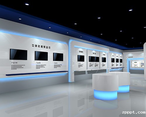 山西中天信展厅设计效果图